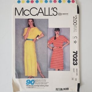 McCall's 90-Minute Fashion Pattern 7023